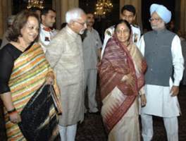Description: with President & PM of India